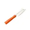 Cuchillo Multifuncional para Pelar, Herramienta de Cocina de Acero Inoxidable, Cuchillo para Pelar, Raspador de Escamas de Pescado, Pelador de Melón, Cuchillo para Pelar con Mango de Madera, Rallador