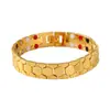 Pulsera hexagonal esférica popular transfronteriza para hombre, pulsera ancha magnética desmontable cuatro en uno para hombre, joyería para parejas