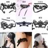 Mascarilla de Encaje Pasión Reina de Discoteca Mascarilla Hueca para Ojos Accesorios de Lencería Sexy Uniforme Suministros Accesorios para Ropa