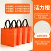Bolsa de TNT lisa colorida para compras, bolsa de mão, bolsa de presente, bolsa para roupas, bolsa de organização para treinamento, bolsa promocional, pode imprimir logotipo