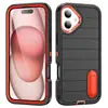 Funda de teléfono Amazon a prueba de tres impactos, serie Apple Air, diseño de cobertura total con un soporte invisible, 3 en 1, adecuada para iPhone 18