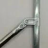 Conector de Tubería de Acero Inoxidable de 25 mm, Conexión de Tubería de Hierro, Conector de Tubería de Acero Galvanizado, Unión de Tubería de Acero con Clip de Fijación Redondo para Tubería