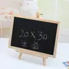 Loja Supermercado Barraca Crianças Doméstico Giz Apagável Vertical Quadro de Mensagens Suporte de Madeira A4 Pequeno Quadro Negro