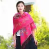 Bufanda Bohemia para Mujer, Estilo Étnico, Ropa de Abrigo de Invierno, Chal Grueso Cálido para Otoño e Invierno, Nuevo Modelo 2026