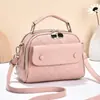 Bolso pequeño cuadrado de lujo ligero y elegante, nuevo bolso cruzado casual 2026, bolso de hombro de moda para el trabajo, bolso de mano versátil