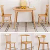 Mesa Quadrada Pequena de Madeira Maciça Moderna Simples Nórdica Quadrada Mesa Simples de Negociação Combinação de Mesa e Cadeira Mesa de Jantar para Apartamento Pequeno