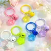 Llavero Anillo de Libro Estrella Brillante Color Caramelo Accesorios Materiales de Cuentas DIY Encanto Dulce para Cadena de Bolso de Teléfono
