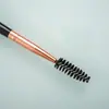 Cepillo Personalizado para Cejas Pestañas Voluminizador Pincel de Doble Uso Cepillo Multifuncional para Pestañas Cepillo de Doble Espiral Cepillo para Cejas Pincel de Maquillaje Gracedo