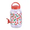 Suministro Directo de Fábrica de Botella de Agua Fría de Plástico Tipo Exportación Cubo para Jugos de Venta Caliente en Verano con Logo Botella de Jugo
