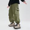 Pantalones Cargo para Niños 2025 Otoño Nuevo Estilo Sueltos Casuales Largos para Niños Mayores Moda Rectos para Niños Estilo Otoño