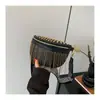 Remache Trendy Elegante 2024 Nueva Moda Casual Coreana Correa Ancha para el Hombro Borla Cruzada Bolso de Pecho de un Solo Hombro para Mujeres
