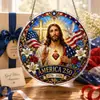 Ornamentos de Acrílico para Janela com Quebra-Cabeça para Celebração do 250º Aniversário