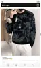 Piel de Visón Larga Hecha a Mano 3478 Negro M-3XL