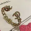 Pulsera Seiko Xiaoxiangfeng de Alta Calidad con Diseño Calado Doble C para Mujer Simple Elegante Pulsera Fragante de Abuela Fábrica al por Mayor