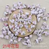 Calcomanía de Corazón de Melocotón Cuentas de Cerámica con Perlas Cuentas de Cerámica Estilo Chino Accesorios Hechos a Mano para DIY Pulsera Accesorios para Collar Material