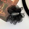 Pinza de Plisado de Gasa Estampada de Gama Alta para Mujer Tamaño Grande Nuevo Clip para el Cabello 2025 para la Parte Posterior de la Cabeza Pinza de Tiburón Accesorios para el Cabello