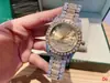 Aliexpress Comercio Exterior Nueva Moda Lujo Incrustado de Diamantes Serie Diario Reloj de Cuarzo para Hombre Laojia Daisika Watch