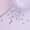 Rincones Premium K9 para Uñas, Diamantes de Circonita Transparente Brillantes, Estilo Azúcar Helado, Populares en Xiaohongshu, Rincones para Decoración de Uñas