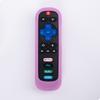 Em estoque aplicável à TV TCL Roku com cordão, capa protetora de controle remoto de TV de silicone macio luminoso resistente a manchas