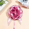 Transfronterizo 50# grande mate metálico tridimensional flor de bola decoración de coche de boda regalos de vacaciones de Navidad cinta de flores