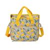 Bolsa de almacenamiento para herramientas de tejido Amazon transfronteriza, bolsa de almacenamiento para agujas de crochet de lana, bolso de mano de doble capa de gran capacidad
