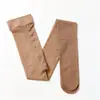 Meia-calça de Fio de Aço Estilo Primavera e Outono, Resistente a Puxões, Tom de Pele Natural, Efeito Perna Nua, Durável, Cor da Pele, Levemente Grossa, Meias Brilhantes