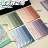 Lápiz Corrector Invisible Cinta Correctora en Forma de Bolígrafo Cinta Suave que No se Rompe Cinta Correctora del Color del Papel Original Cinta Correctora de Tecnología Negra para Estudiantes de Primaria