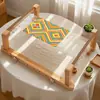 Cuentas de Arroz Cuentas Antiguas Herramientas Máquina de Tejer Simple Máquina para Ensartar Cuentas de Arroz Pulsera Tejido DIY Hecho a Mano Europeo de Madera