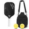 Raquete de Pickleball de Fibra de Carbono T700 Toray Textura de Tecido de Grafite Fosca 16mm de Espessura Competição Fibra de Carbono