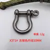 Llaveros de Aleación de Zinc Chapados en Oro para Equipaje y Artículos de Cuero, Venta Directa con Descuento del Fabricante, Hebilla de Herradura en Forma de U Multicolor para Accesorios de Bolsos