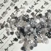 Gravel Imitación Acrílico Gris Dos Tonos Retro con Perlas Collar DIY Joyería Pendientes Vintage Accesorios Hechos a Mano