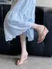 []2026 Novo Estilo de Verão Sandálias de Dedo Elegantes de Salto Alto com Plataforma e Bico Aberto Moda Francesa