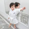 Pijama de Flanela para Bebês e Crianças Outono e Inverno Roupão Espessado Meninas Bebê Casa Veludo Coral Macacão