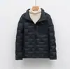 Pinghu Chixin 90 Veludo Novo Padrão Nacional Jaqueta Leve de Penas para Exterior Feminina Outono e Inverno Curta Gola Alta Quente Tops