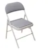 Cadeira dobrável para casa, cadeira de jantar, banquinho para quarto de aluguel, dormitório, estudante universitário, assento confortável para longas permanências, encosto, cadeira portátil