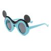 2026 Gafas de Sol de Dibujos Animados para Niños Modernas con Bloques de Color Mickey Mouse Marco Grande Niños y Niñas Anti-UV Polarizadas Silicona Suave Modelo Nuevo