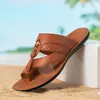 Superventas de Amazon Nuevas Chanclas de Verano para Hombre Suela Suave Zapatos Casuales de Negocios Chanclas para Uso en Exteriores 5102