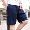 Pantalones cortos holgados de cinco puntos para playa, informales, de verano, de talla grande, para uso exterior, para hombre, comercio exterior transfronterizo