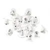 Aretes de Silicona Tapones para Orejas Tapones para Orejas Tipo Flor de Ciruelo Transparentes Tornillos de Oreja Incorporados Tapones Tapones para Orejas Accesorios para Joyería DIY