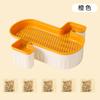 Semilla de hierba gatera maceta para hierba gatera caja hidropónica bola natural para eliminar el pelo hierba gatera maceta para personas perezosas suministros de snacks para gatos