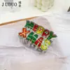 Presilhas de Cabelo de Natal, Grampos de Cabelo de Boneco de Neve, Presilhas de Cabelo de Árvore de Natal e Papai Noel, Presilhas de Tubarão, Presilhas para Rabo de Cavalo, Presilhas para Meio Rabo, Acessórios de Cabelo Versáteis para Cruzamento de Fronteiras