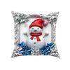 Amazon Transfronteiriça Nova Fronha de Almofada de Natal Linho Casa Natal Papai Noel Rena Capa de Almofada Capa de Sofá
