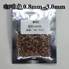 Piedras Preciosas Redondas Color Café de 0.8 mm a 3.0 mm, Zirconia Suelta Color Café al por Mayor, Piedras Preciosas Incrustadas en Joyería, Piedras Sueltas Redondas