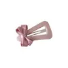 Pinza para el Cabello con Lazo de Satín Dulce Pinza Lateral Moda Flequillo Pinza Elegante Pinza Lateral Pasador con Sensación de Gama Alta Accesorios para el Cabello