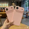 Cubo Rubik Bordes Rectos Carcasa de Material Escarchado Adecuado para Serie Apple Ip17 Agujero Fino Interior Anti-Caídas Funda de Teléfono Móvil de TPU