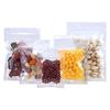 Bolsa transparente autosellante grado alimenticio bolsa para huesos al por mayor bolsa para huesos esmerilada de 20 micras empaque para semillas de melón bolsa para empaque de joyería