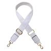 Nueva cinta de algodón de color sólido con correa larga de cuero PU ajustable para bolso de hombro cruzado accesorios correa de bolso correa estilo occidental