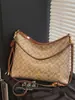 2025 Nuevo Bolso de Hombro de Moda Versátil de Alta Gama y Lujo Ligero con Textura Estampada Exquisita Bolso Cruzado de Gran Capacidad para Viajes Diarios para Mujeres