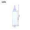 Frascos para Dosagem de Líquidos em Estoque, Frascos para Amostras de Tinta, Corantes para Mistura de Cores, Frascos de Plástico PET Transparentes tipo Squeeze com Bico Pontudo