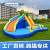 Castillo inflable para niños casa cocodrilo tobogán de agua escalada en roca interior castillo travieso juguetes pequeños para exteriores venta especial
